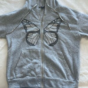 worn twice. Shein Butterly Hoodie